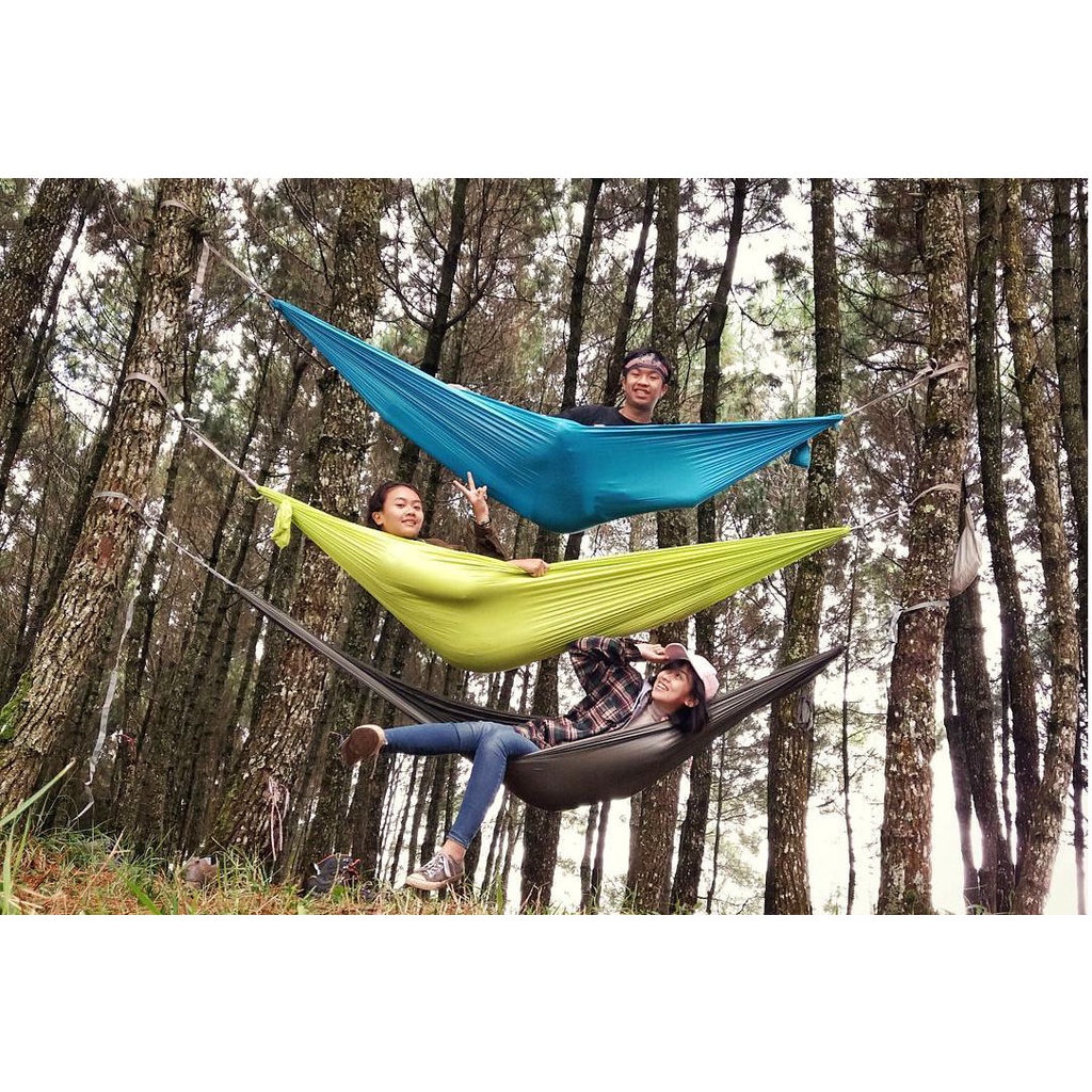 Hammock single ultralight salewa Ds Adventure - hammock camping outdoor - hammock ayunan - hammock ayunan pohon - hammock ayunan gantung - hammock salewa - hammock ayunan gantung - hammock ayunan pohon - hammock ayunan dewasa