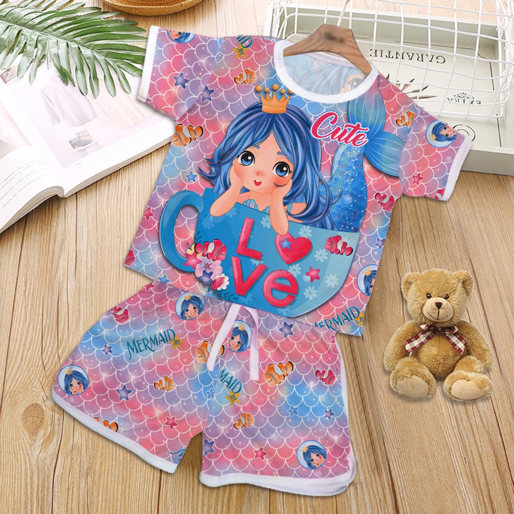 VF - SETELAN BAJU ANAK PLAYFUL COLOUR MOTIF / SET ANAK PRINT