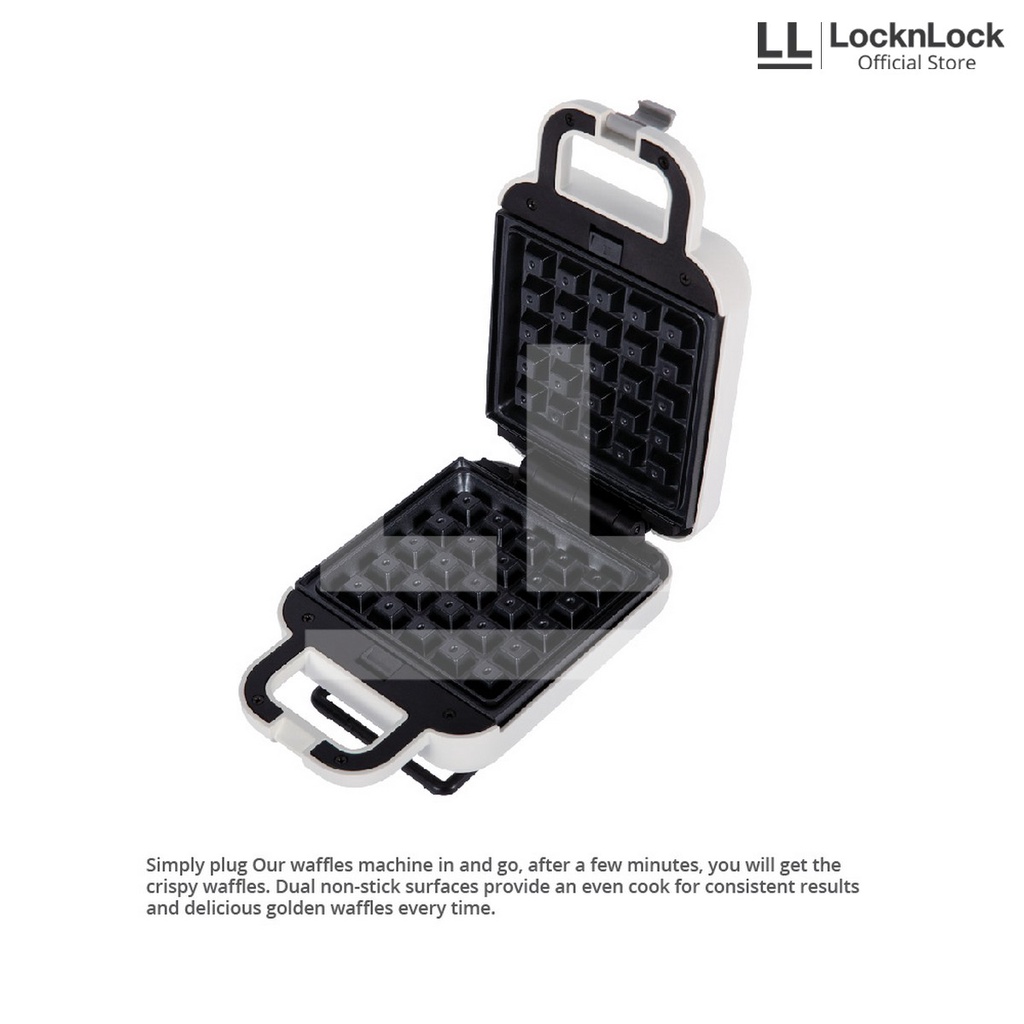 LocknLock Waffle &amp; Sandwich Maker - EJB412