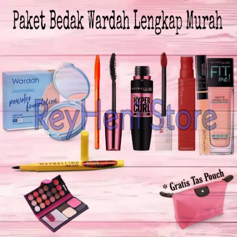 Make up Wardah - Paket Make up - Paket Meke up Lengkap - Paket Make up Murah - Kosmetik - Kosmetik M