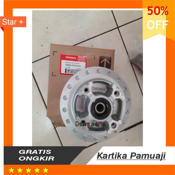 tromol cakram belakang supra 125 original ahm ..dobel cakram