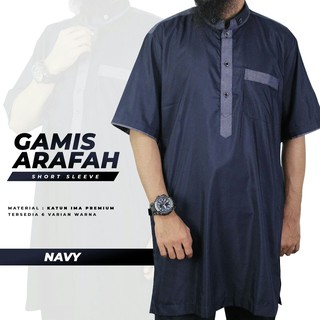  Baju  Koko  Kurta  Pria Pakistan Lengan Pendek Arafah 