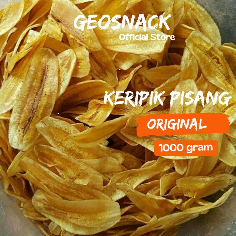 

keripik pisang kepok Lampung 1kg asin gurih crispy renyah kiloan