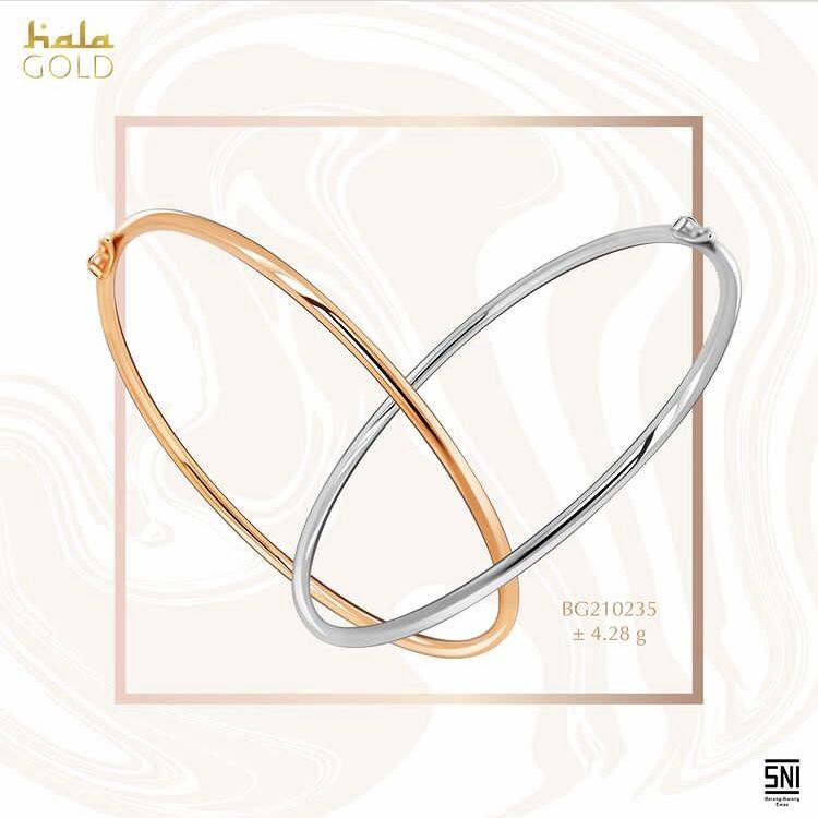 Gelang Hala Gold Heksa Stack Collections BG210235