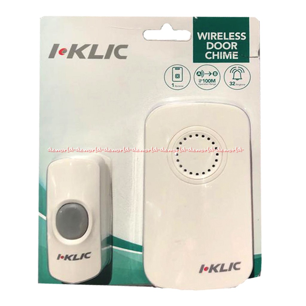 Moztec Wireless Door Bell Bel Tanpa Kabel Bell Pintu Wireles Mostec I-click I-Klic iKlic Iklik