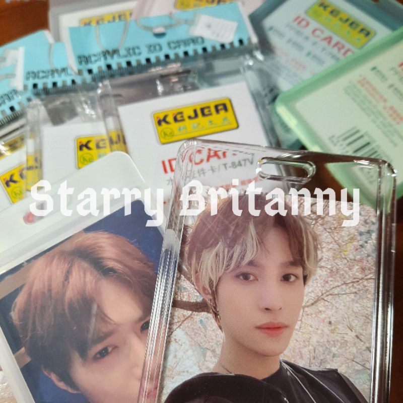 [READY] ACRYLIC & PLASTIC ID CARD HOLDER MR.DIY KEJEA