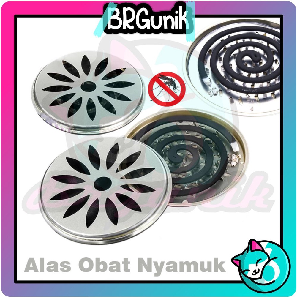 BRGUNIK Tempat Obat Nyamuk Bakar  / Tempat Bakar Obat Nyamuk / Alas Obat Nyamuk R432