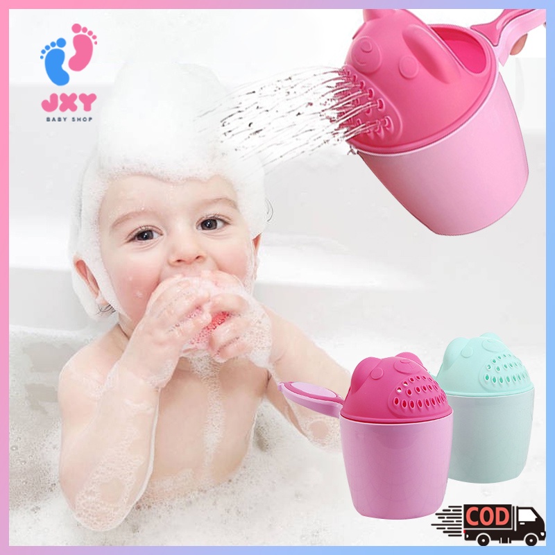 Baby Shampoo Cups Hair-Cup Shower-Spoons Bath-Caps Washing Toddle Bath Cup/Cangkir sampo bayi/Cangkir sampo anak-anak L148