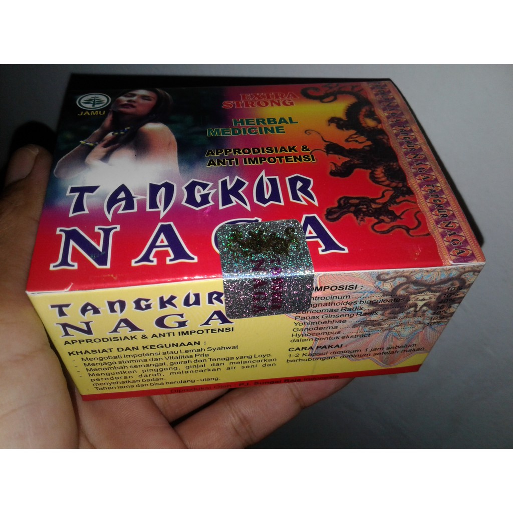 Paket 20 Box kapsul jamu kuat tangkur naga original