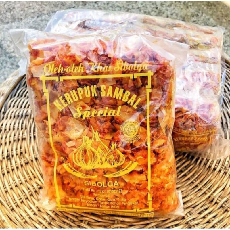 

keripik sambal sibolga kemasan 100 gr