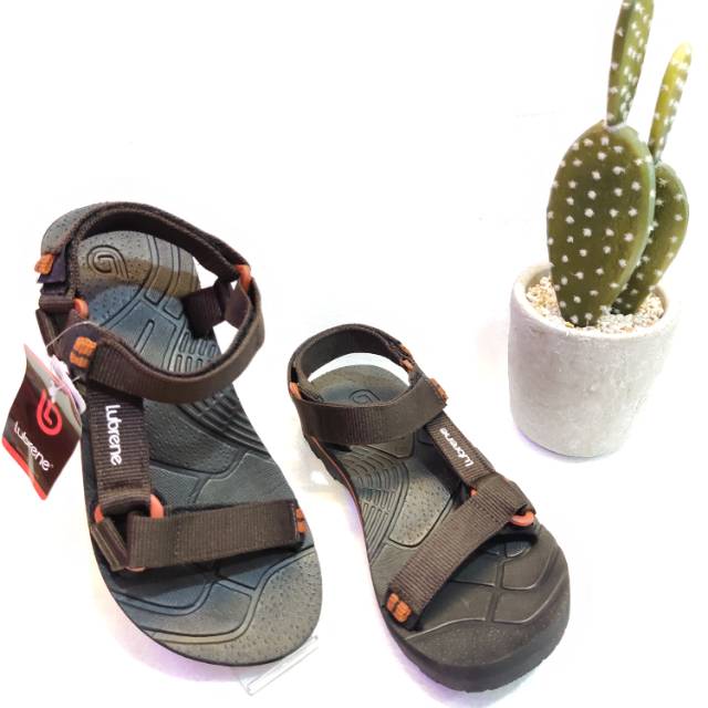 Sandal gunung LUBRENE gomer/Sandal outdoor Lubrene Gomer/ Original  brown