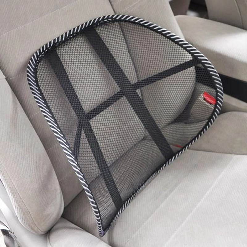 Sandaran Kursi Ergonomic Penyangga Punggung Mesh Lumbar Back Support Dynamic Backrest - Gray