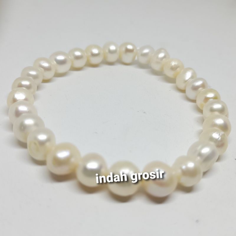 GELANG MUTIARA 6MM ASLI ORIGINAL