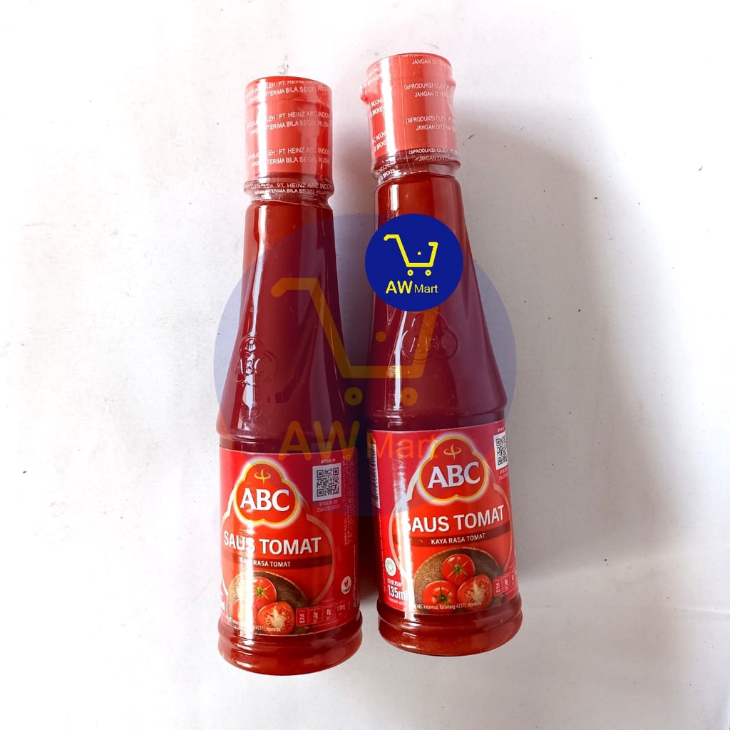 SAOS SAMBAL &amp; TOMAT ABC EXTRA PEDAS 135 ML -  ABC TOMAT BOTOL KECIL - KEMASAN BOTOL PLASTIK - ABC SAMBAL ASLI