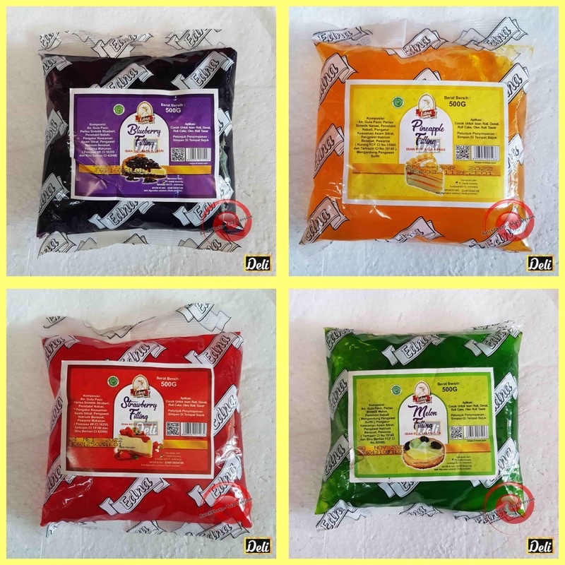 

EDNA FILLING 500G (Isian Roti/ Selai/ Olesan Kue)