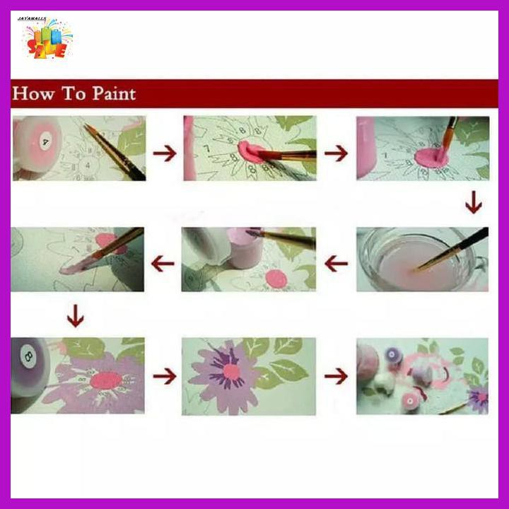 

NASIKUL- DIY PAINTING BY NUMBER - VILLAGE HOUSE -ASLII.