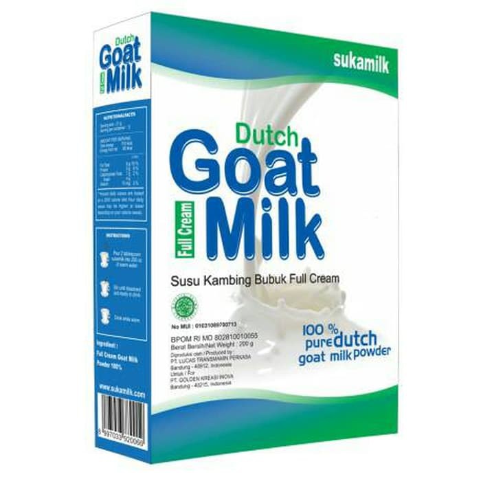 

Sukamilk Full Cream Susu Kambing Belanda Murni 100