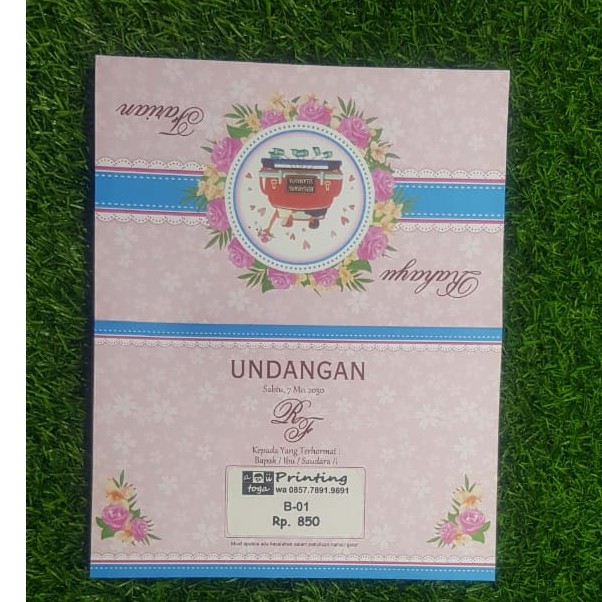 undangan Pernikahan murah model baru