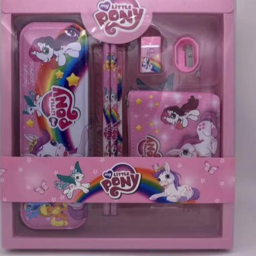 

[KODE MJNV9] STUDY SET STATIONERY SET ALAT TULIS SEKOLAH ATK KARAKTER UNICORN/SPIDERMAN/LITTLE PONY/FROZEN 8033A