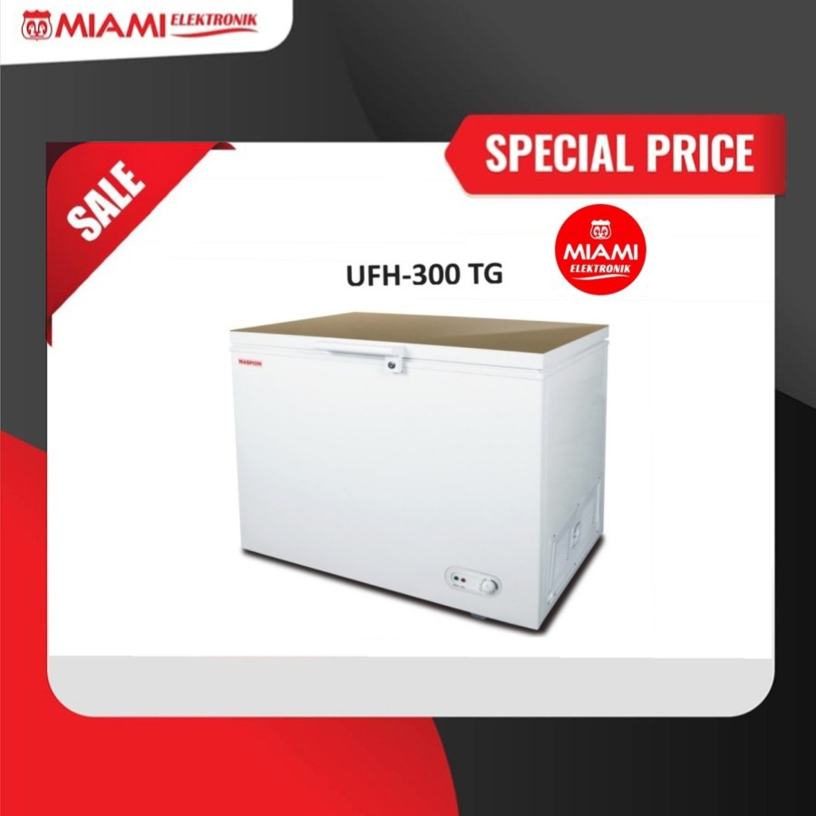 Chest Freezer Uchida UFH 300TG / Freezer Box Uchida UFH300TG 300L