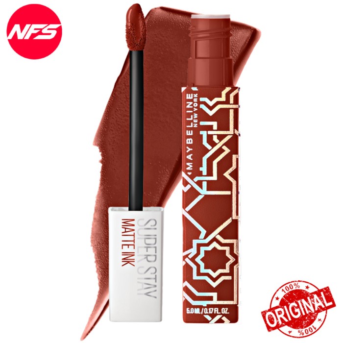 MAYBELLINE SuperStay Matte Ink-Spiced/Blushed-Liquid Lipstick-Original - 350-Freeth Rmdn