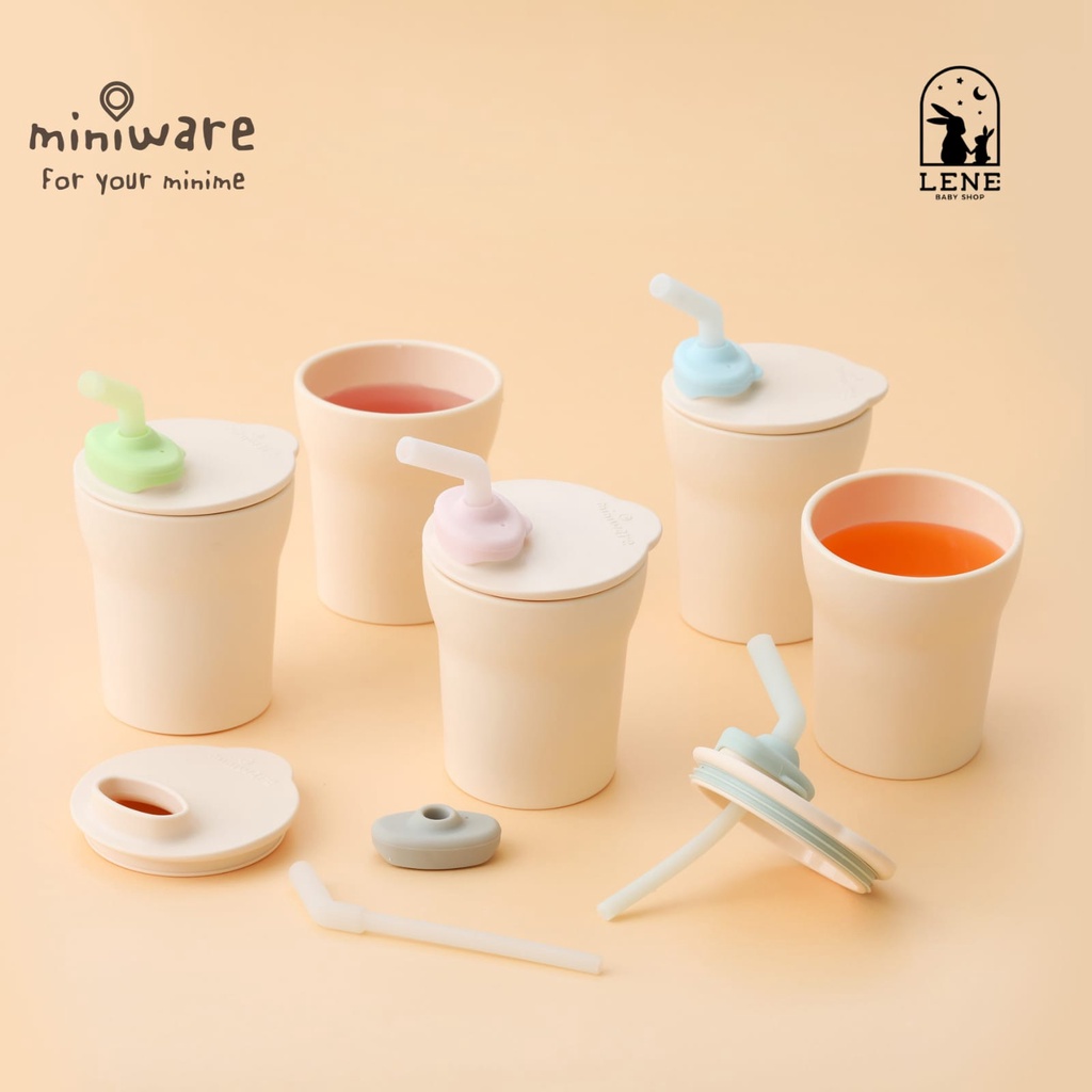 Miniware 1-2-3 Sip Cup Straw Cup Gelas Bayi Anak