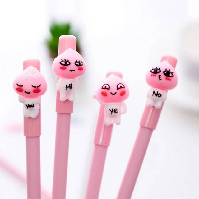 

Pena pulpen gel Pink Cute Peach
