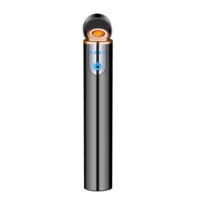 Sanqiao Korek Api Elektrik Touch Sensor USB Rechargeable - ZC113-Hitam