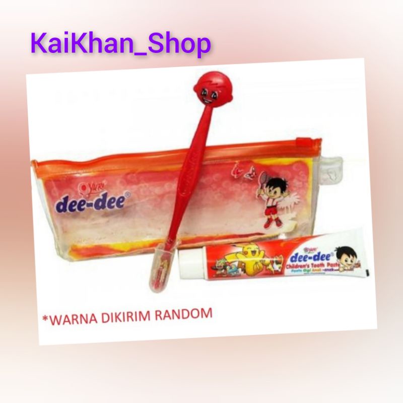 Dee-Dee DeeDee Gift Pack [ Sikat Gigi + Pasta Gigi ] Random