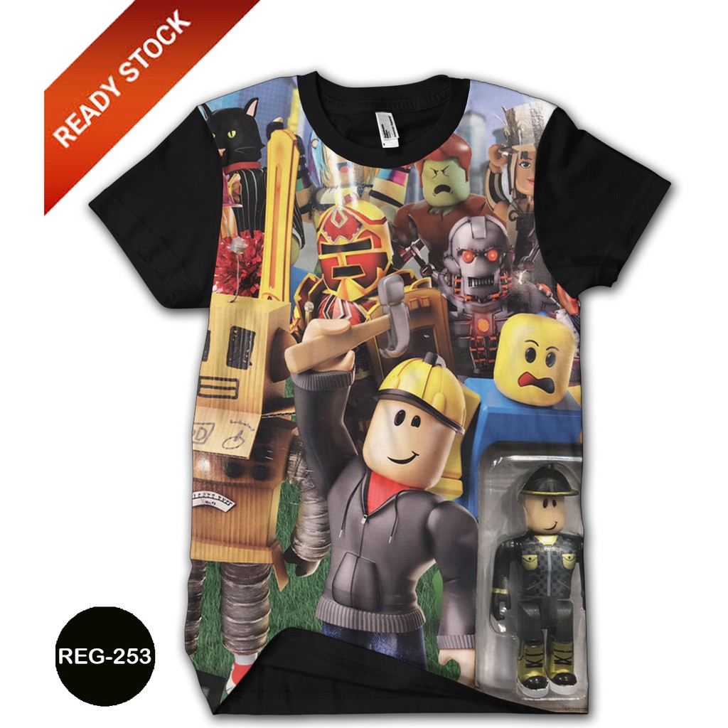 Kaos Roblox Minecraft 3D Squad Baju Anak Roblox Trend dan Terlaris #REG-253