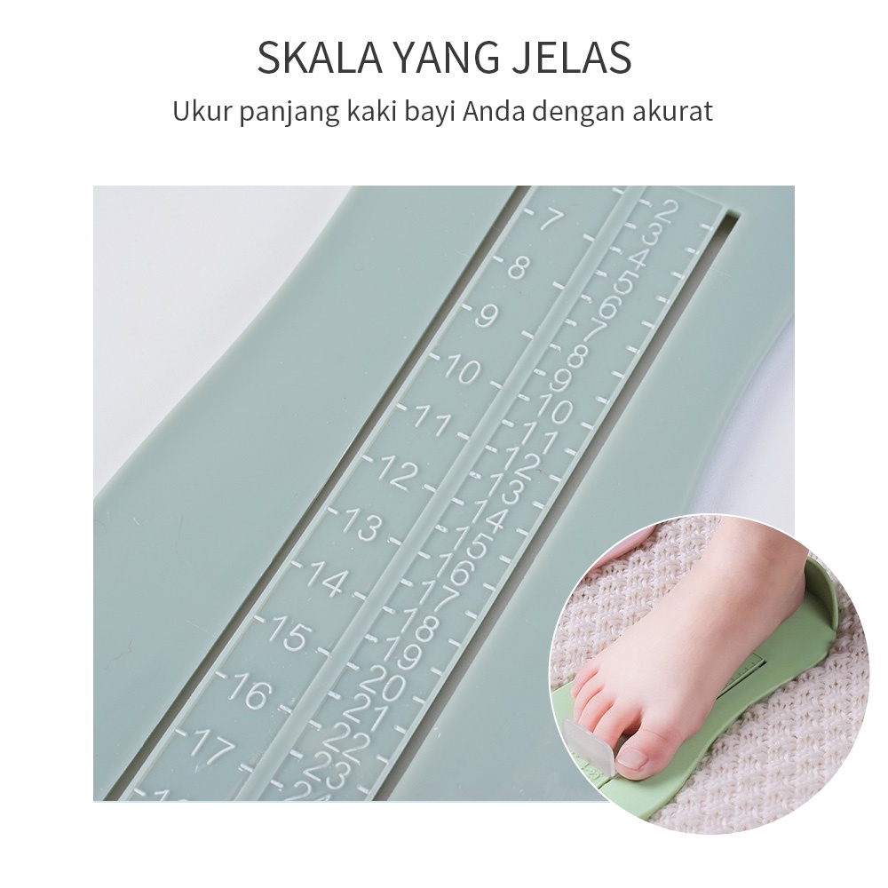 Halobaby Alat Pengukur Kaki Anak Bayi