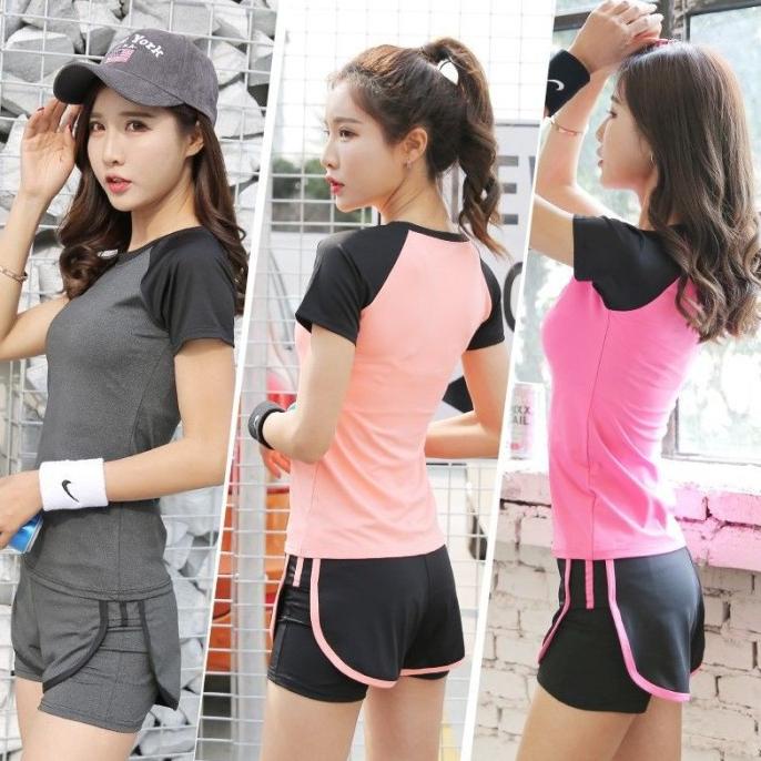 Swimsuit Baju Olahraga 3 Set Import Wanita Baju Olahraga 1005