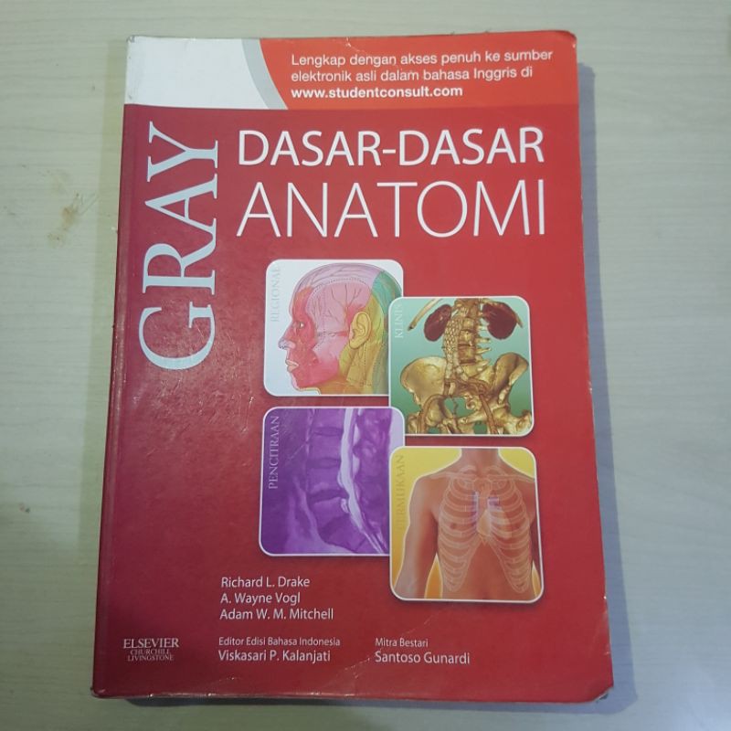 [ORIGINAL] BUKU GRAY DASAR - DASAR ANATOMI (Bekas)