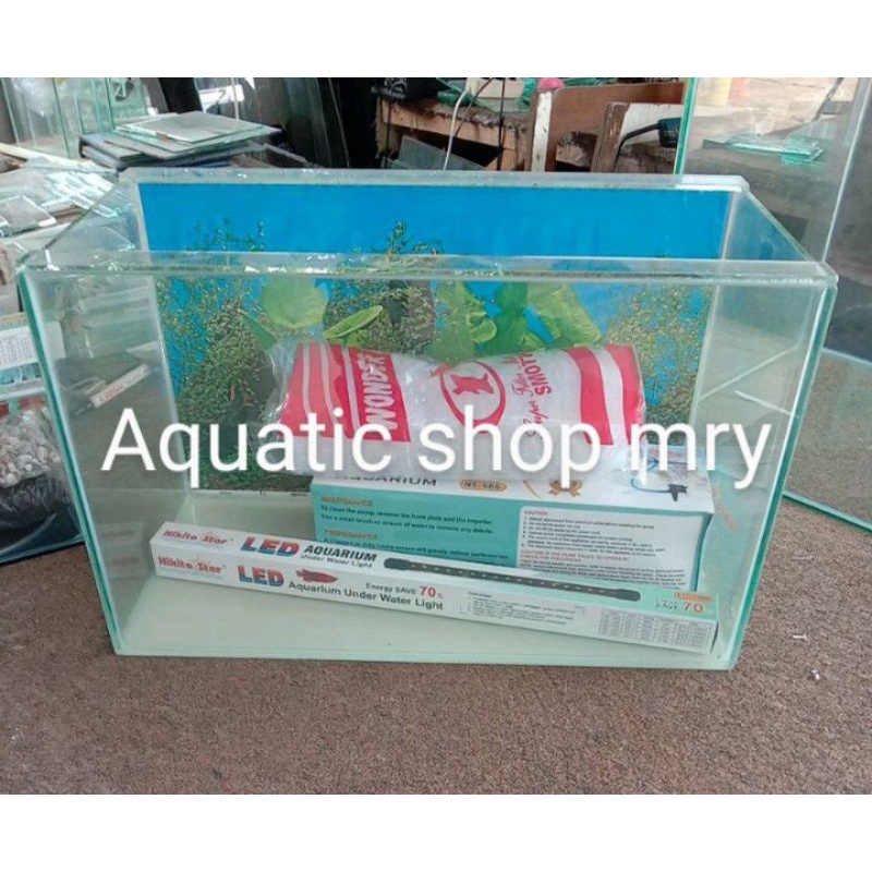 Aquarium 50x25x30 background paket
