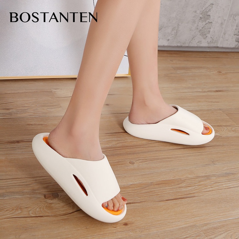 BOSTANTEN color-blocking slippers tebal sandal sole fashion EVA outdoor indoor slippers