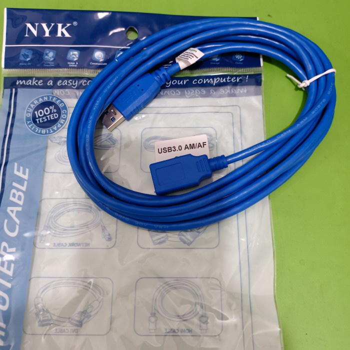 Nyk Kabel USB3.0 Extension/Male to Female 1,5Meter