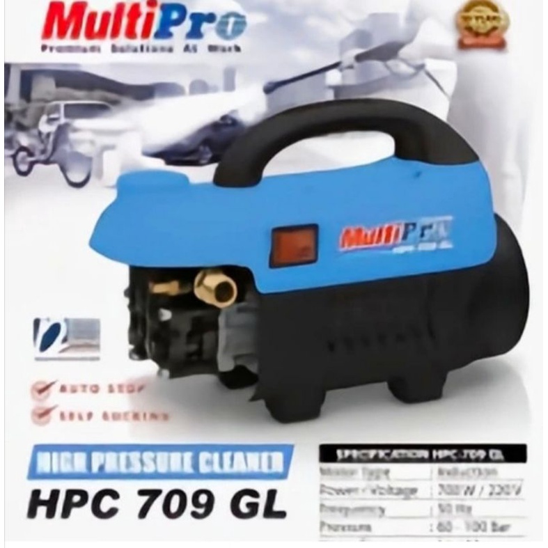 Jet Cleaner MULTIPRO|Jet Cleaner HPC 709 GL Multipro|Multipro Jet Cleaner