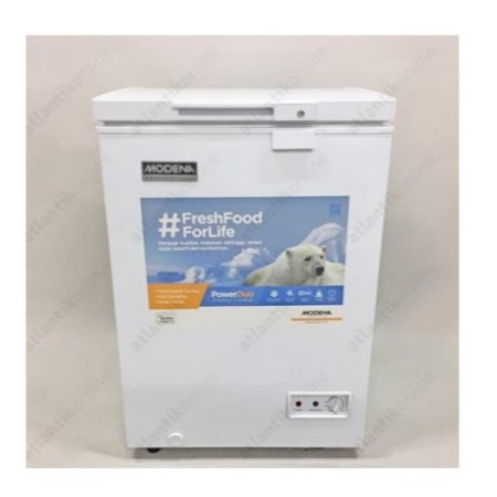 Modena Chest Freezer Box 100Liter MD-10W PROMO MURAH GARANSI