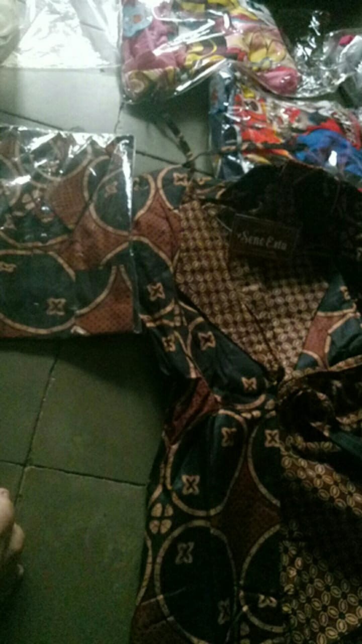 Couple Gamis Family Batik Keluarga ,sarimbit Ibu Ayah Dan Anak,baju Couple Batik Murah Seragam