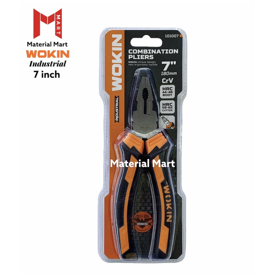 Tang Kombinasi 8 Inch Wokin | Plier Combination 7 Inch | Tang Jepit 8&quot; | Material Mart