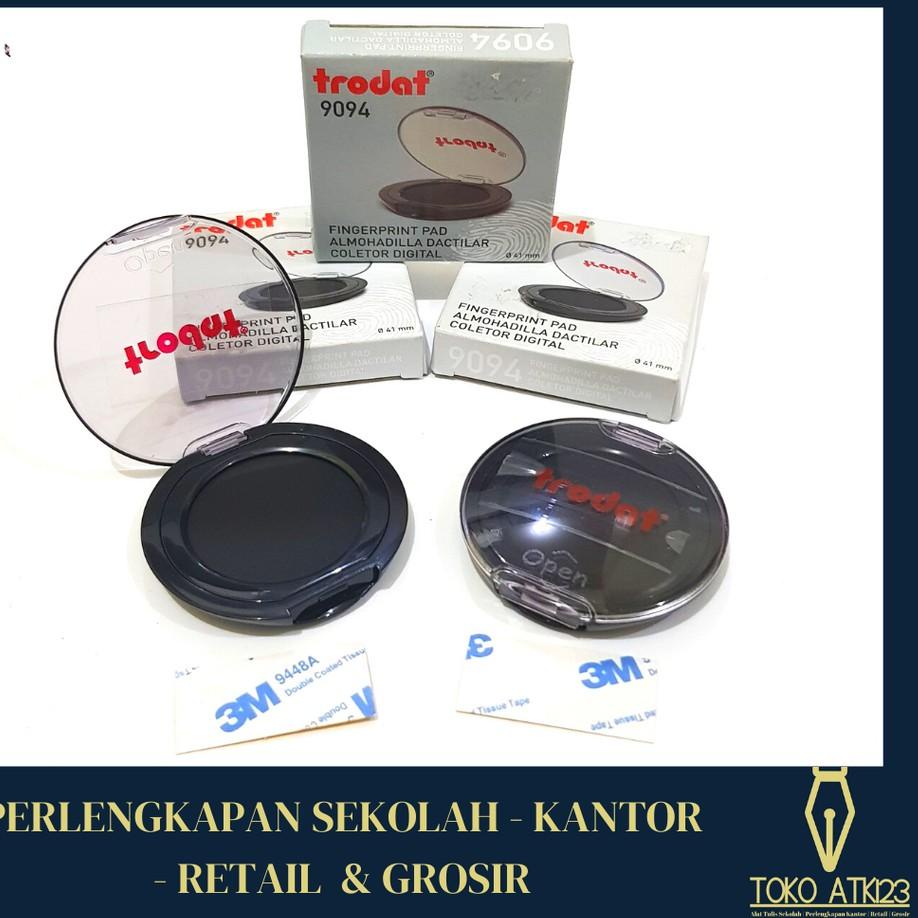 

Trendy Fingerprint Pad / Stampel Cap Jari Merk Trodat 9094 Warna Hitam 愛