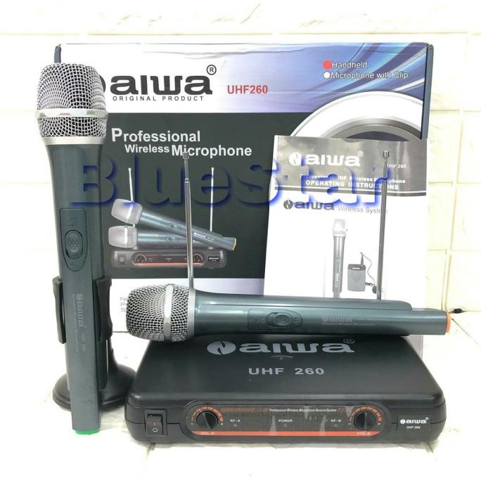 Mic Wireless N Aiwa UHF 260 Original