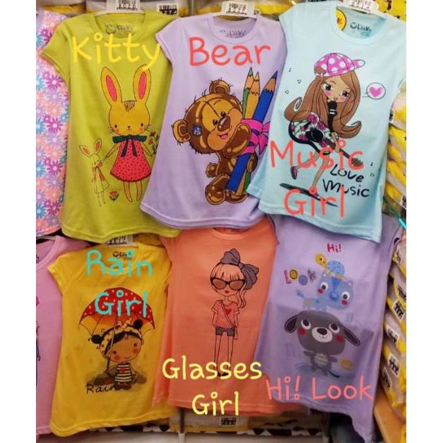 Daster Anak POLOS (1-3thn) sz:1/2/3 Lalapoo LeeVa