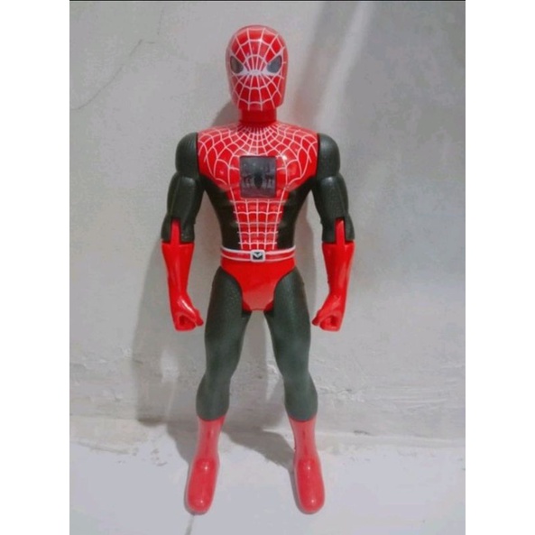 Mainan Robot SPIDERMAN Besar Lampu Dan Suara