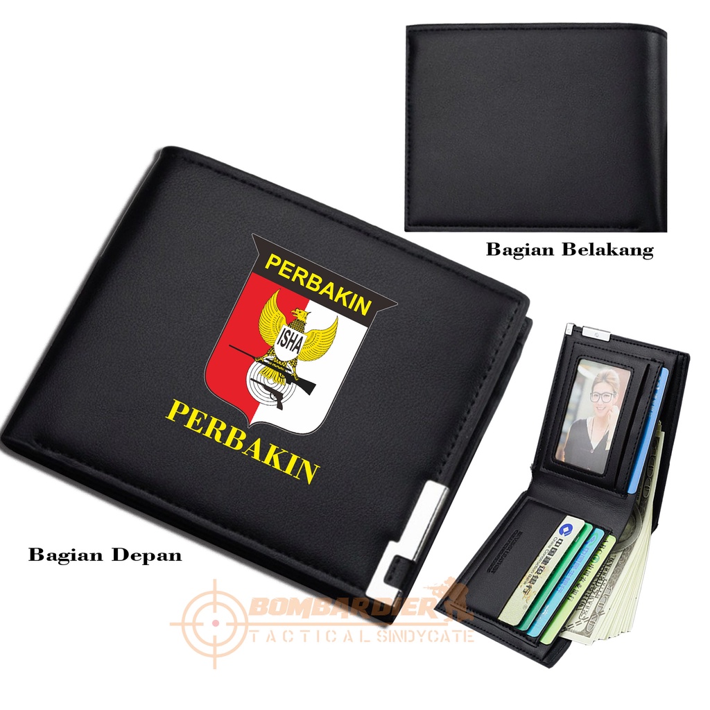 Dompet Pria Lipat PERBANKIN Dompet Kulit Men Fashion Letter Wallet