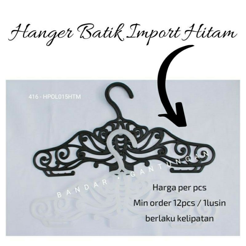 Hanger Plastik kupu kupu Batik Display Gantungan Korean Cantik Hanger Plastik Murah Toko Butik(BH)