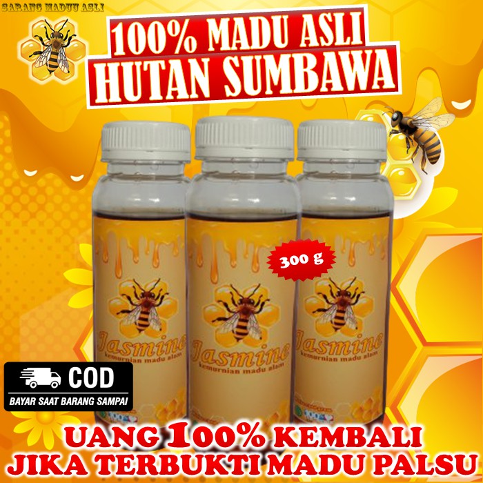 

MADU MURNI ASLI MADU HUTAN SUMBAWA MADU ODENG JASMINE 300 g