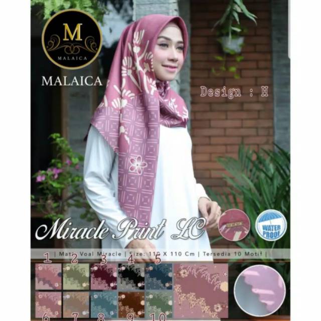 Malaica scarf, hijab Laser cut