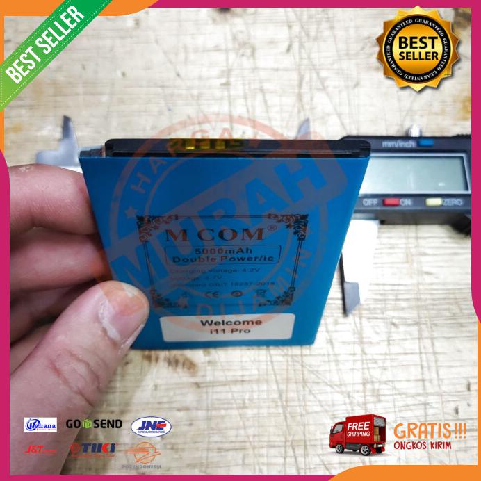 Acc Hp Baterai Welcome I11 Pro Double Power Baterai