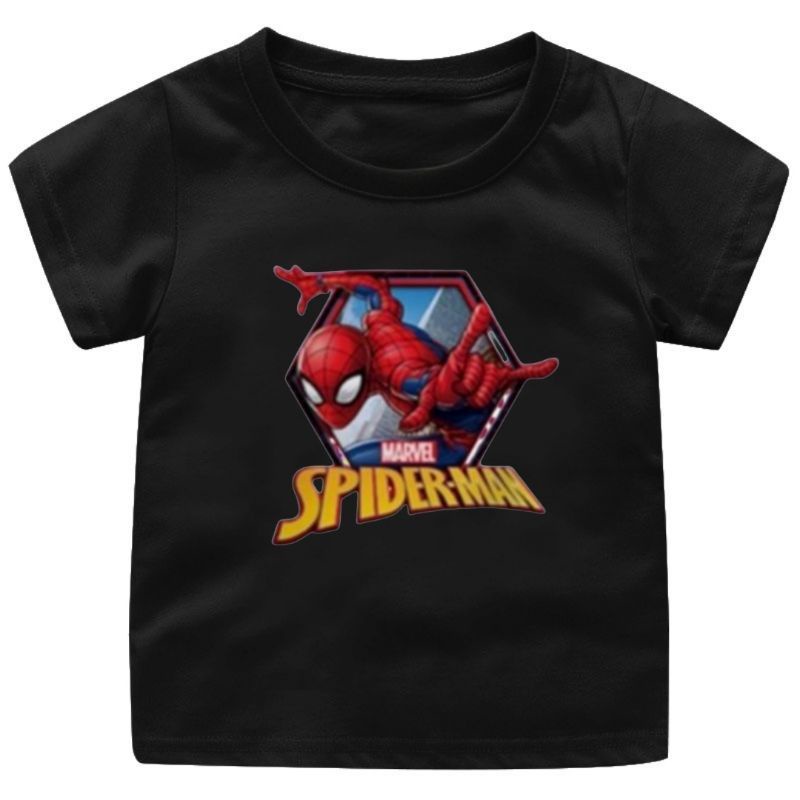 KAOS ANAK (SPIDERMAN) CEWEK-COWOK 1-12TAHUN FASHION ANAK TERBARU